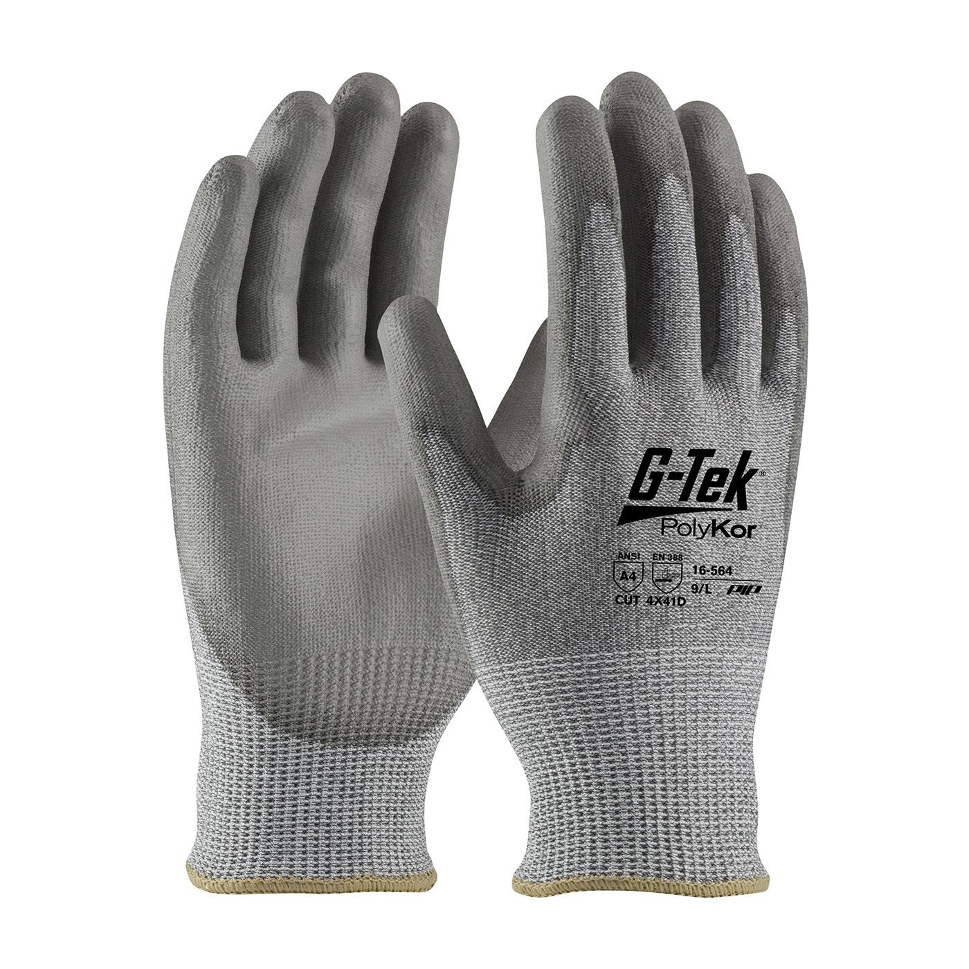 G-TEK POLYKOR 16-564 PU PALM COAT - Cut Resistant Gloves